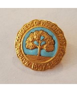 National Congress of Parents and Teachers Vintage Lapel Pin Pinback Gold... - $14.65