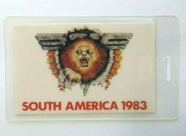 Van Halen Backstage Pass South America 1983 Concert Tour Lion Original Eddie - £24.60 GBP