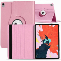 Leather Rotating Portfolio Stand Case LIGHT PINK for iPad Pro 9.7″/Air 1/Air 2 - £5.40 GBP