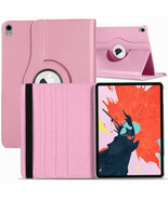 Leather Rotating Portfolio Stand Case LIGHT PINK for iPad Pro 9.7″/Air 1... - £5.31 GBP