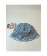 Infant Baby Toddler OshKosh B Gosh Jean Conductor Stripe Hat vtg stock n... - £16.01 GBP