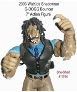 2003  WizKids Shadowrun G-DOGG Bouncer Action Figure SERIES ONE Toy - £6.25 GBP