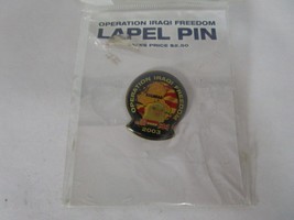 2003 Operation Iraqi Freedom Lapel Pin Eagle Flag AAFES Vintage Military Pinback - £3.90 GBP
