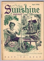 Vintage Sunshine Magazine April 1950 Feel Good Easy To Read - £3.09 GBP