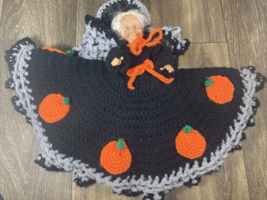 Handmade Crocheted Halloween Witch - $19.99