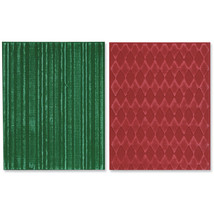 Sizzix Tim Holtz Texture Fades Alterations Collection Embossing Folders Harlequi - $26.56