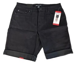 DKNY Jeans Black Bermuda Shorts NWT Size 8 Stretch - $18.42