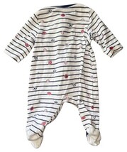 Newborn Sleepers Lot Little Me NEW Carter’s Mittens Baby NB Pajamas image 3