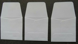 (3) Guardhouse 2x2 Archival Paper Coin Envelope White PH Neutral &amp; Sulfu... - $1.99