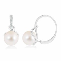 Freshwater Pearl Earrings in 14K Gold (AAA, 10MM) - £930.79 GBP
