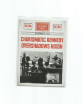 Kennedy Vs. Nixon Debate 2014 Panini Golden Age Headlines Insert Card #6 - £3.94 GBP