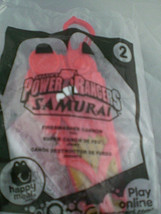 Power rangers saban&#39;s McDonald&#39;s Happy Meal toy Samurai - $3.95