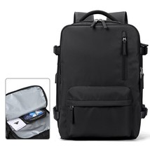 Schoolbag Women Men Travel USB Charge Backpack Multifunction Laptop Waterproof B - £73.26 GBP