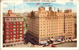 Vtg Postcard Hotel Leamington, Oakland, California - £5.05 GBP