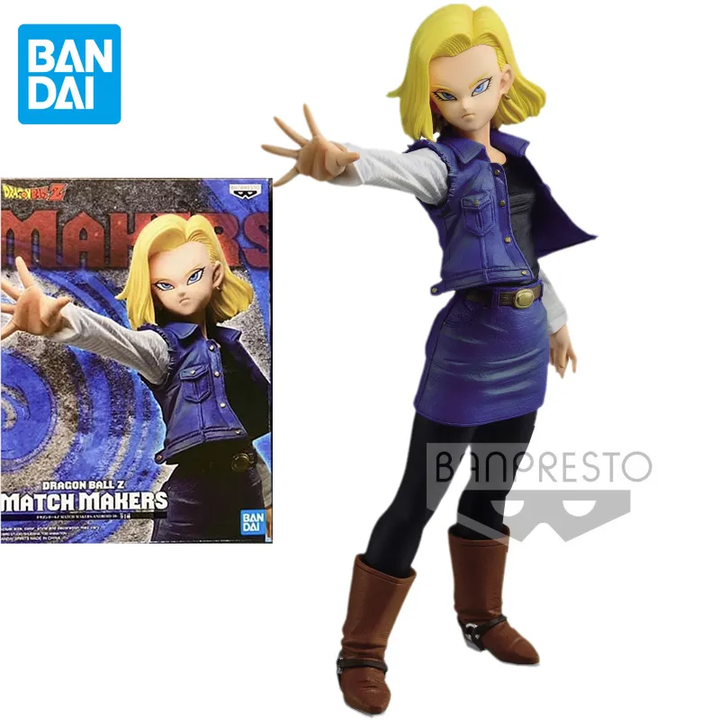 Bandai Genuine Dragon Ball Z Anime MATCH MAKERS Android 18 Action Figures - £35.40 GBP