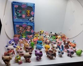 60pc Lps Littlest Pet Shop Figure Bulk Lot  Dog Cat Bunny Bird Llama Pan... - $284.95