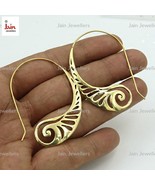 18 Karat Beschauzeichen Echt Massiv Gelbgold Tribal Boho Creole Ohrhänger - $1,114.38