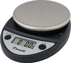 11 Lb Capacity Professional Round Digital Food/Kitchen Scale, Black, San Jamar - £41.51 GBP