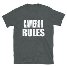 Cameron Rules Son Daughter Boy Girl Baby Name TShirt - £19.16 GBP+