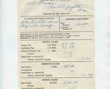 1953 Tax Statement Borough of Chester Heights Pennsylvania &amp; Lawyers Bill - £14.02 GBP