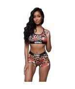 PSD Women's Cheetah Trip Sports Bra, Multi, Size XSmall - $24.74