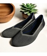 Rothy’s The Flat Round Toe gray Comfort Ballet Flats Women’s Size 9.5 - $89.09