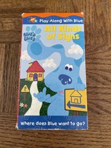 Blues Clues All Kinds Of Signs VHS-RARE Collectors Edition-SHIPS N 24 HOURS - £32.36 GBP