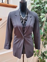 Kensie Women&#39;s Black Polyester Long Sleeve Single Breasted Jacket Blazer Size XS - £22.45 GBP