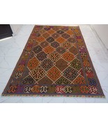 Colorful Handwoven Traditional Kilim Flatweave 6x10 Rug - $765.00