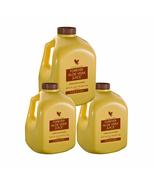 3 Pack Forever Aloe Vera Juice 100% Pure All Natural Rare 33.8 fl.oz Exp... - £41.89 GBP