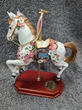 Once Upon A Carousel Decorated Merry Go Round Horse Sheldon Vaughn Limited 5000 - £25.30 GBP