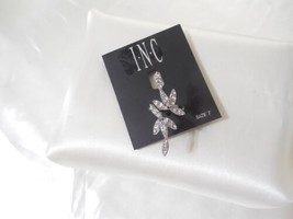 I.N.C. International Concepts size 7 SilverTone Crystal Statement Ring B... - $13.43