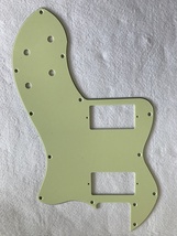 For Tele Classic Player Thinline PAF Guitar Pickguard,3 Ply Vintage Green - $18.20