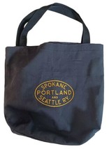 Spokane Portland Seattle Railway Embroidered Canvas Tote Bag - £11.68 GBP