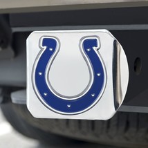 Indianapolis Colts Hitch Cover Color Emblem on Chrome - $1,071.61 MXN