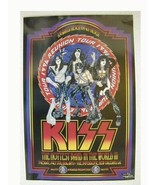 Kiss Tour Poster New Orleans Cartoon Band Concert - $1,663.73 MXN