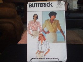 Butterick 3294 Misses Blouse Pattern - Size 14 &amp; 16 Bust 36-38 - £7.62 GBP