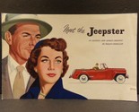 Meet the Jeepster Exciting New Sports Phaeton by Willys-Overland Sales B... - £53.36 GBP