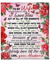 I&#39;ll Truly Love Still The End Custom Flower Blanket Gift For Wife From Husband - £45.43 GBP+