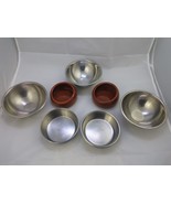 Assorted Pet Dishes for Small Dogs or Cats – Porcelain & Stainless Steel Set - €4,67 EUR