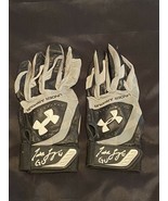 Todd Frazier Autographed 2019 NEW YORK METS Game Used Gloves W/ Inscription - £224.47 GBP