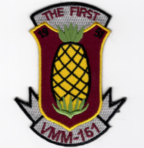 4&quot; MARINE CORPS VMM-161 THE FIRST PINEAPPLE EMBROIDERED JACKET PATCH - £29.89 GBP