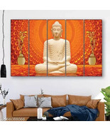 Jawaharat Set of 5 Buddha UV textured 6MM MDF Premium Large Panel Painti... - €45,82 EUR