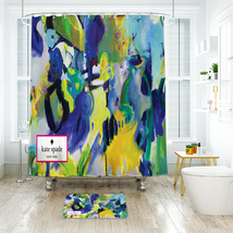 Kate Spade 25 Shower Curtain Bath Mat Bathroom Waterproof Decorative - £18.37 GBP+