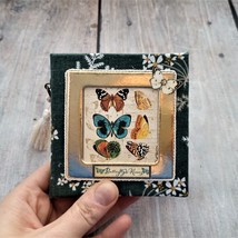 Butterfly junk journal handmade Nature botany junk book on sale complete - $500.00