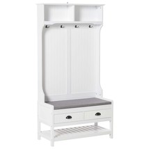 3-in-1 Hall Tree: Bench, Coat Rack &amp; Storage - $292.99