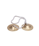 Cymbals Manjira BRASS Handicraft Classical Indian Musical Instrument Man... - £43.24 GBP