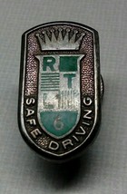 1930&#39;s SAFE DRIVING AWARD RTL RYDER TRUCK LINES 6 YEARS ENAMEL PIN BADGE... - £36.04 GBP