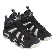 adidas Men’s 8.5 CRAZY 8 Basketball SHOES Black White Purple  - $107.95