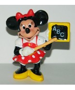 Walt Disney Minnie Mouse as a Teacher PVC Figure Applause 1986 NEW UNUSED - £6.25 GBP
